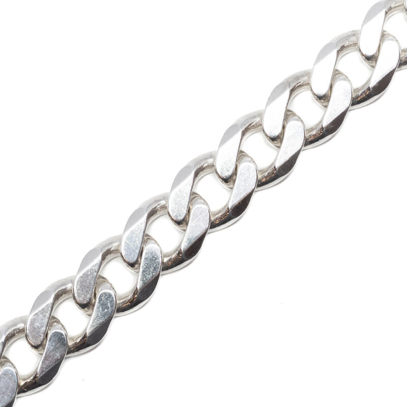 Sterling Silver Italian 8&quot; 12.9mm Men&#39;s Curb Link Bracelet