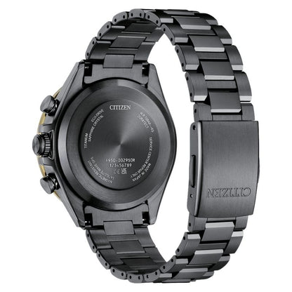 Citizen Attesa Light in Black Limited Edition Eco-Drive Mens Watch CC4078-51E