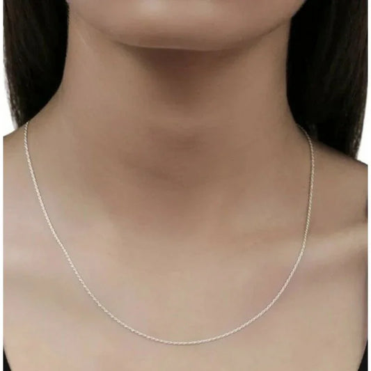 Sterling Silver 24" 3.2mm Soft Rope Men's Chain