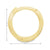 10k Yellow Gold CZ Huggie Hoop Earrings