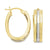 5mm Hoop Earrings in 14K Two-Tone Gold