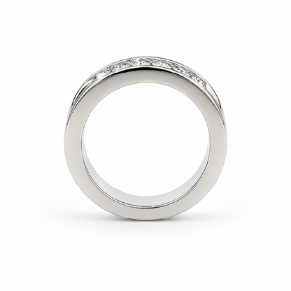 14K White Gold 0.50CT Diamond Channel Set Wedding Band