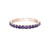 10K Rose Gold Amethyst Band