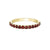 10K Yellow Gold Garnet Ring-Band