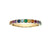 10K Yellow Gold Multi-Gemstone Band