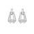 10K White Gold 0.17TDW Canadian Diamond Earrings