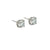 14K White Gold 2.00TDW Lab Diamond Solitare Earring