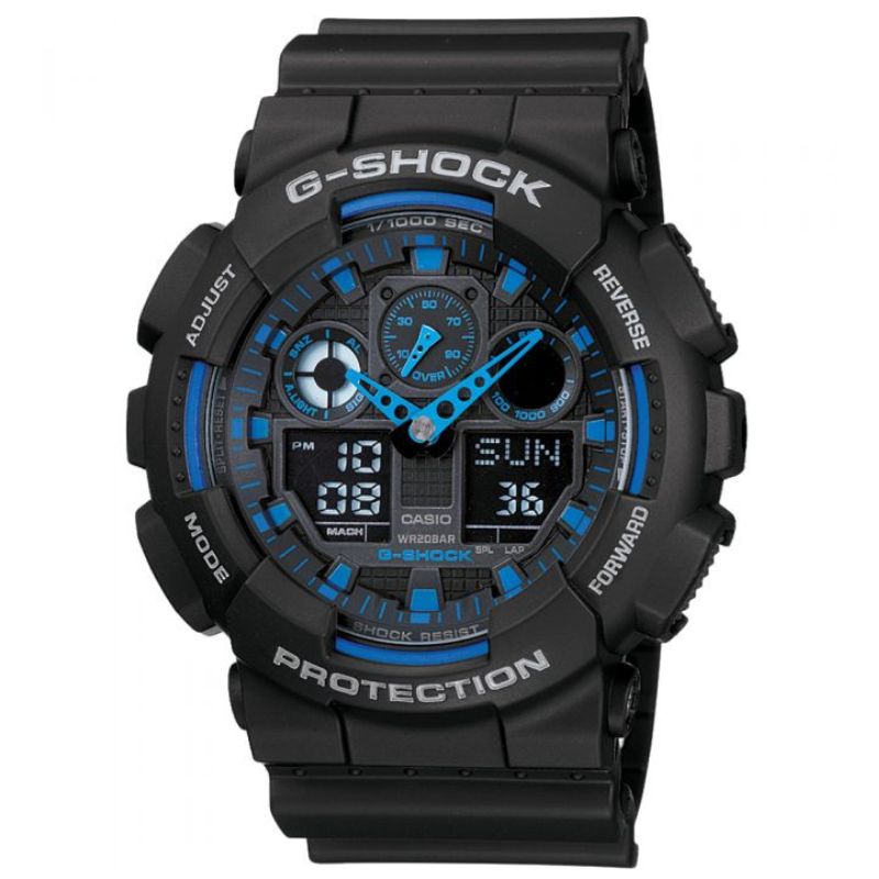 G-Shock GA-100 SERIES ANALOG-DIGITAL Quartz Men's Watch GA100-1A2