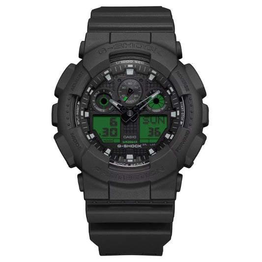 G-Shock GA-100 SERIES ANALOG-DIGITAL Quartz Men's Watch GA100BEG-1A
