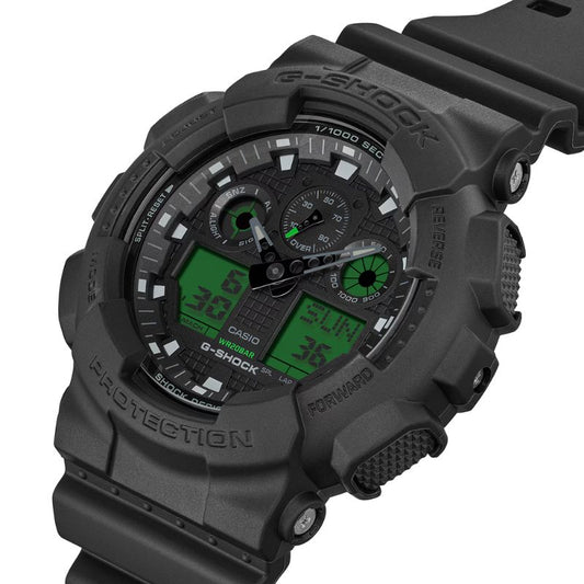 G-Shock GA-100 SERIES ANALOG-DIGITAL Quartz Men's Watch GA100BEG-1A