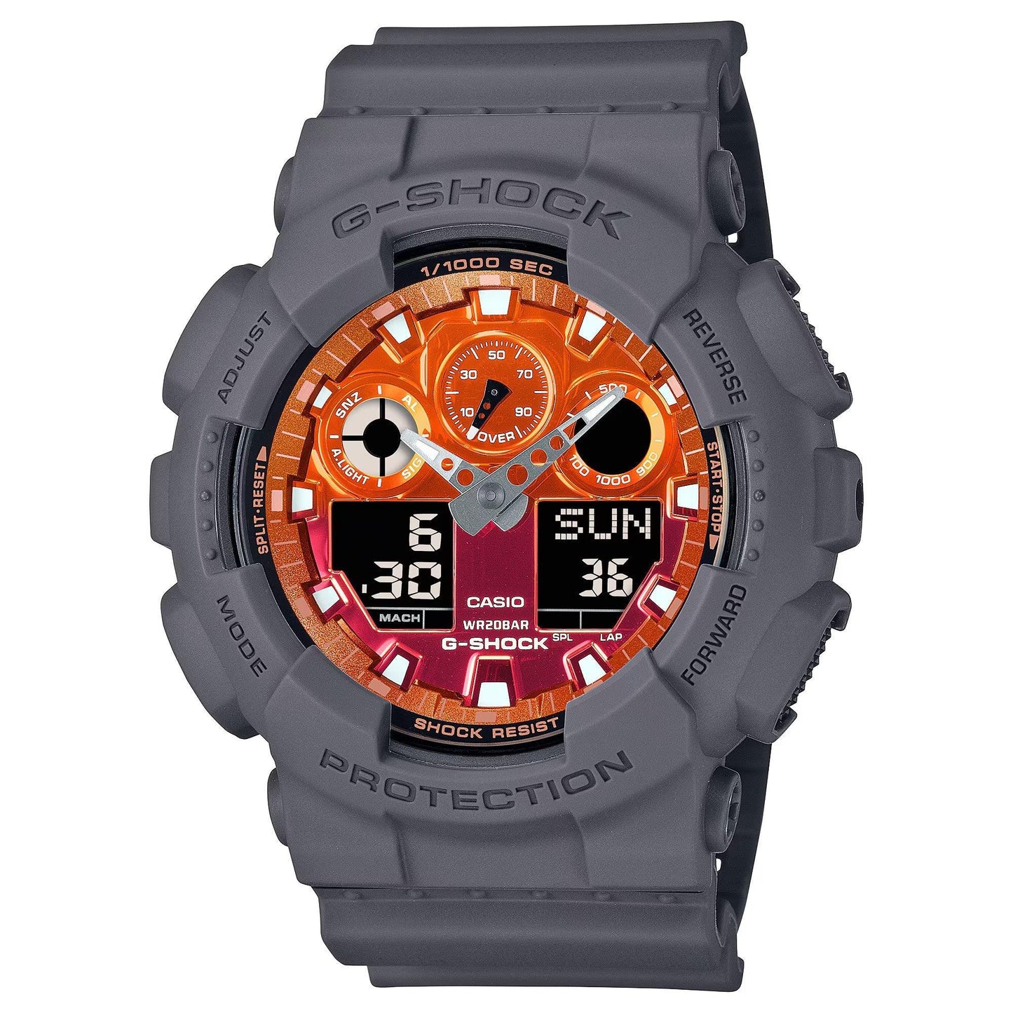 G-Shock ANALOG-DIGITAL GA-100 SERIES Quartz Men's Watch GA100FL-8A