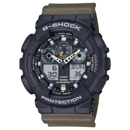 G-Shock Analog-Digital GA-100 SERIES Quartz Men's Watch GA100TU-1A3