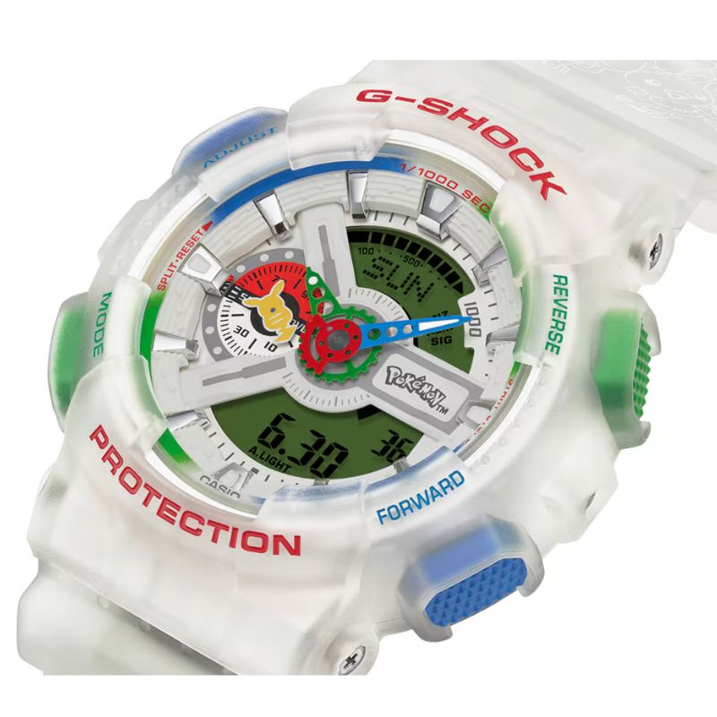 G-Shock Pokémon collaboration model 110 Series ANALOG-DIGITAL Quartz Men's Watch GA110PKM-7A