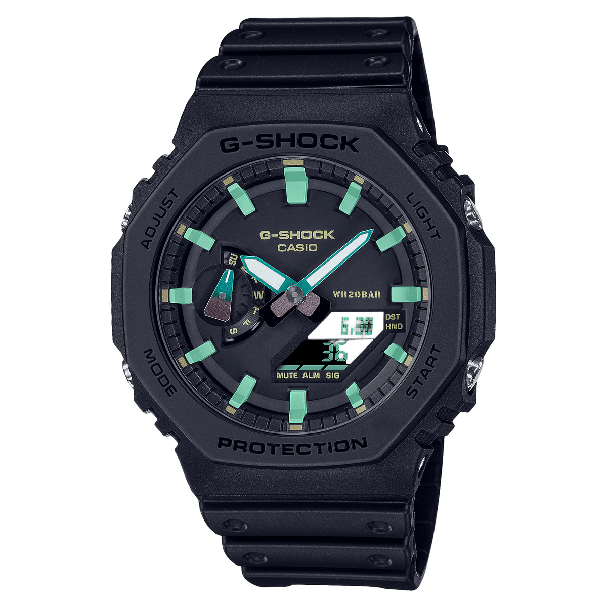 G-Shock Analog-DIgital 2100 Series Quartz Men&#39;s Watch GA2100RC-1A