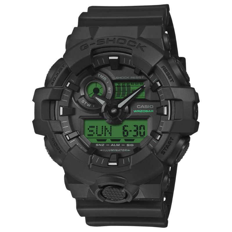 G-Shock GA-700 SERIES ANALOG-DIGITAL Quartz Men's Watch GA700BEG-1A