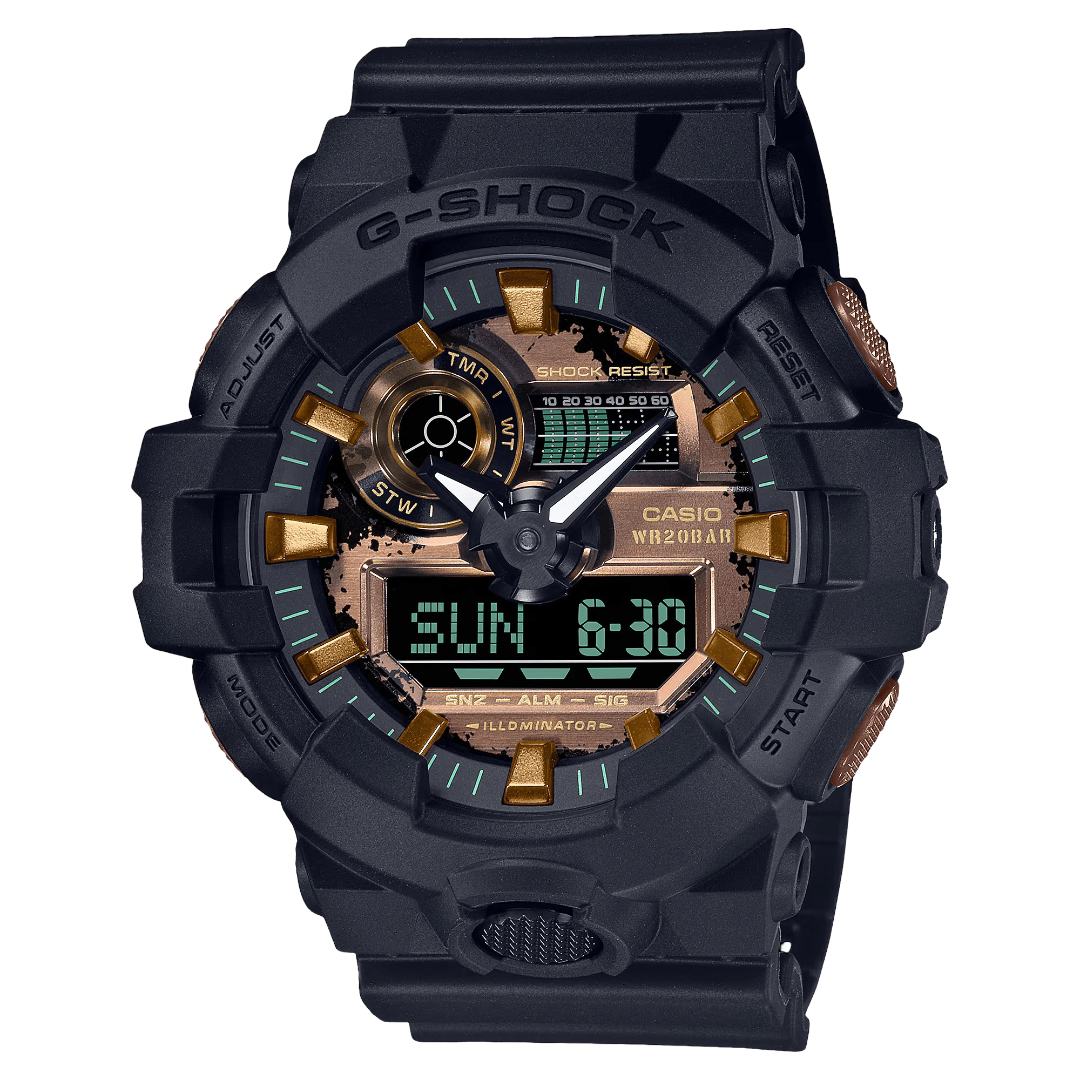 G-Shock Analog-Digital Quartz Men&#39;s Watch GA-700RC-1A