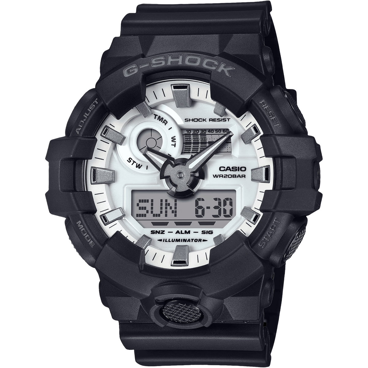 G-Shock ANALOG-DIGITAL GA-700 SERIES Quartz Men&#39;s Watch GA700WD-1A