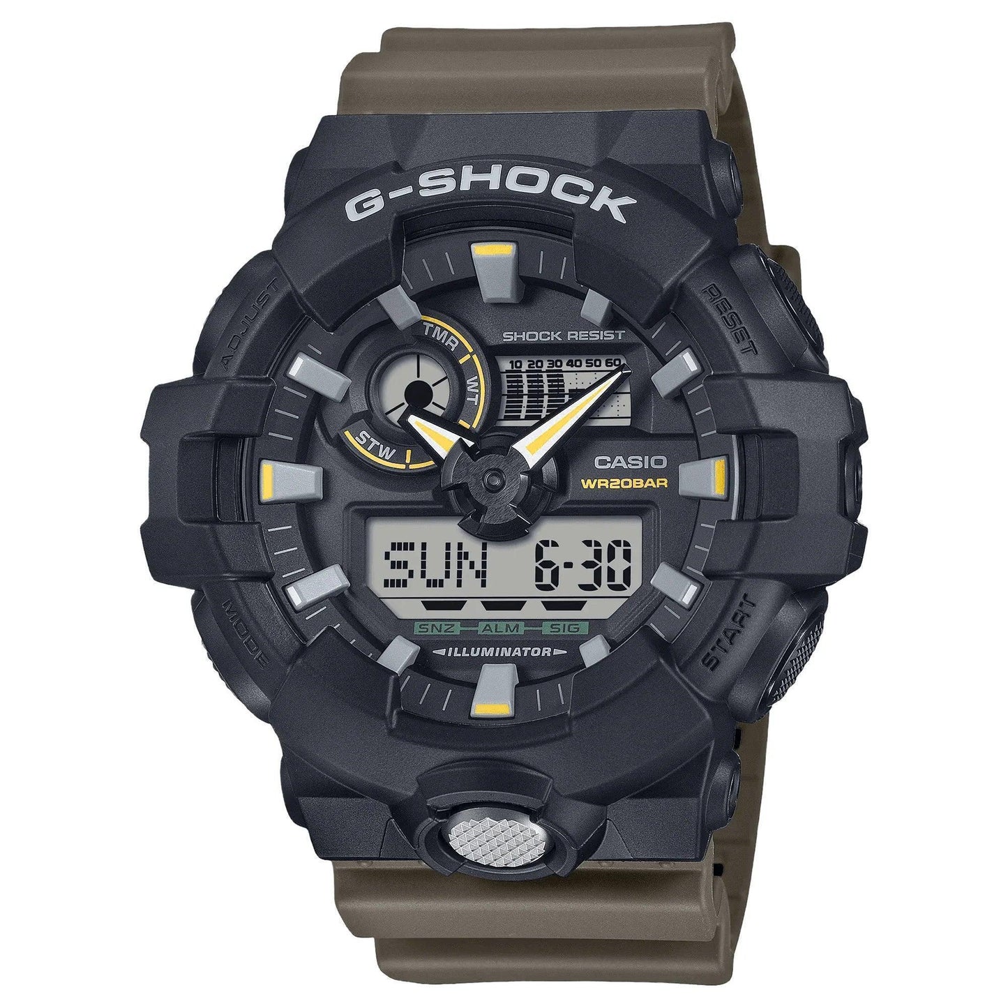 G-Shock Analog-Digital 700 SERIES Quartz Men's Watch GA710TU-1A3