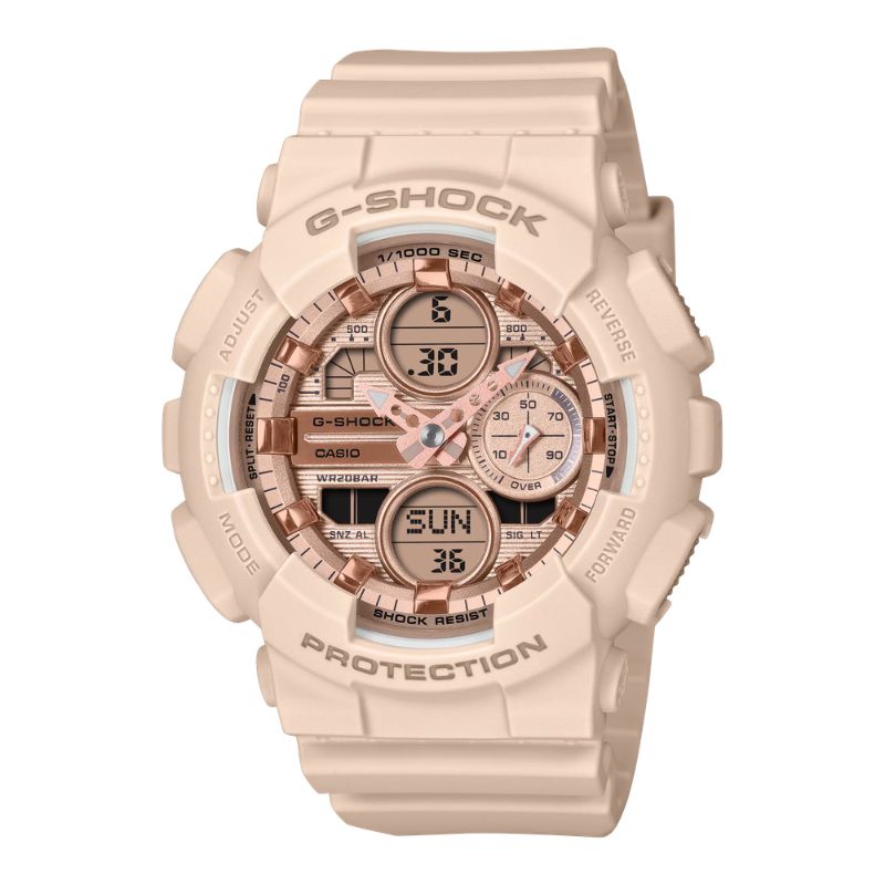G-Shock ANALOG-DIGITAL Quartz Women's Watch GMAS140PG-4A