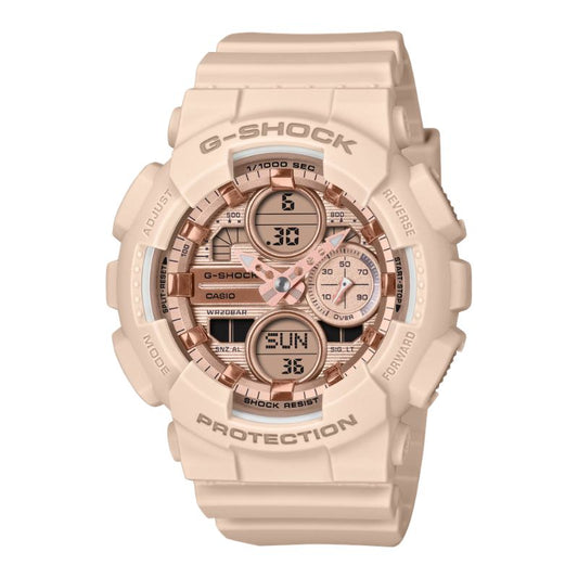 G-Shock ANALOG-DIGITAL Quartz Women's Watch GMAS140PG-4A