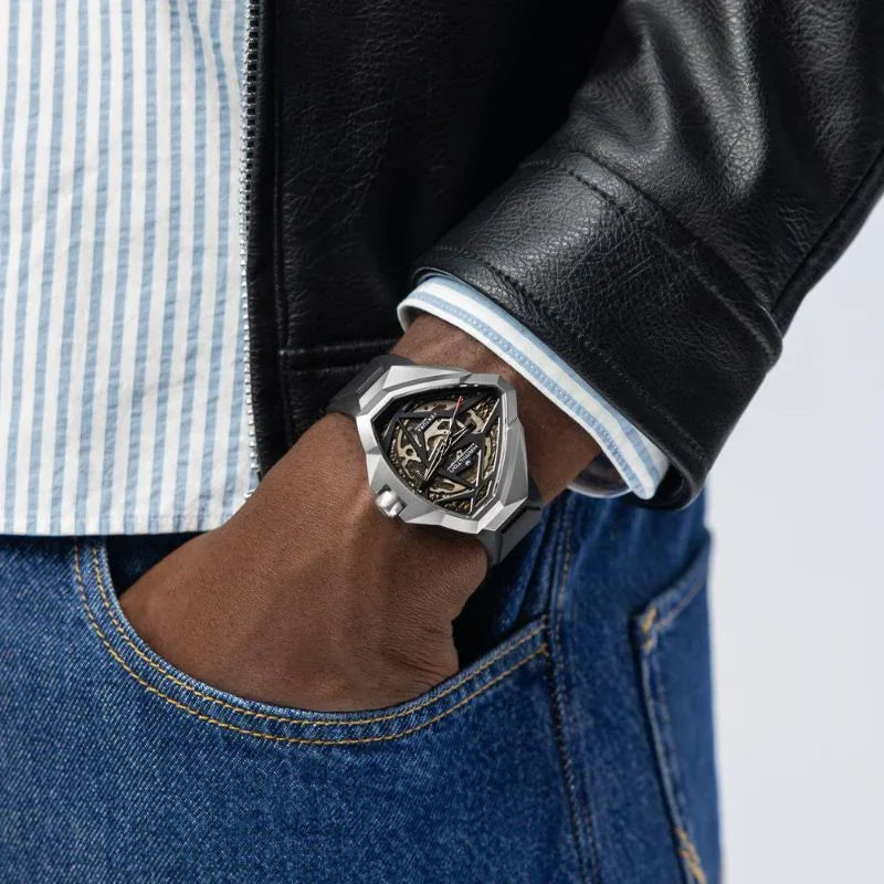 Hamilton Ventura Edge Skeleton Automatic Men's Watch H24635330