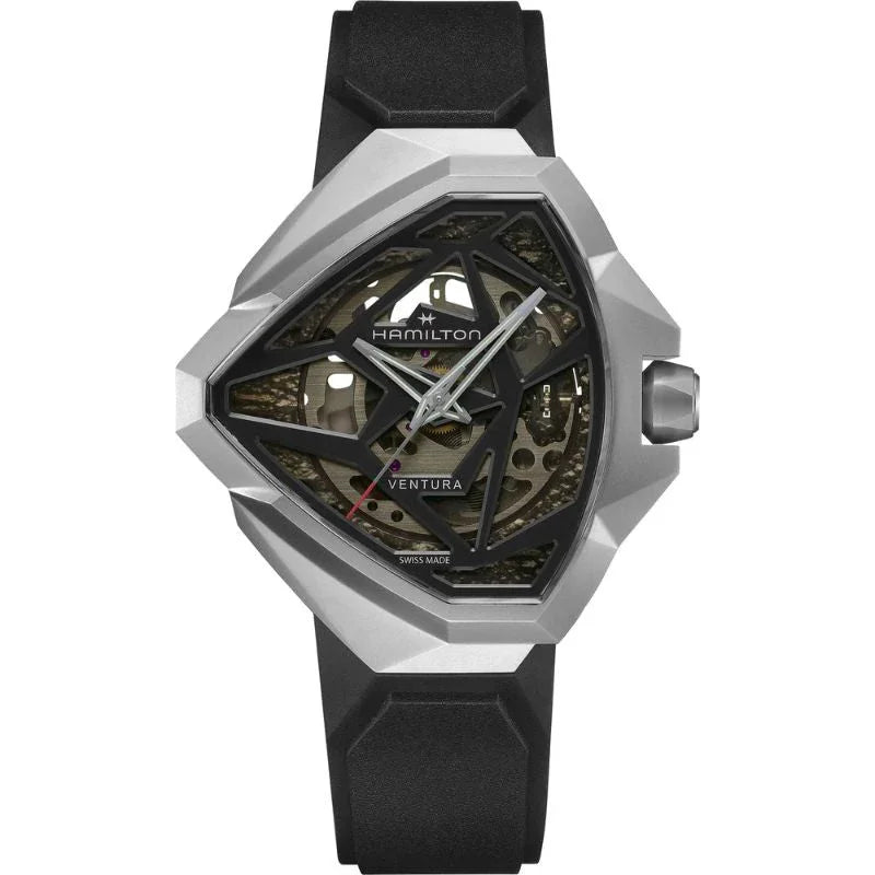 Hamilton Ventura Edge Skeleton Automatic Men's Watch H24635330