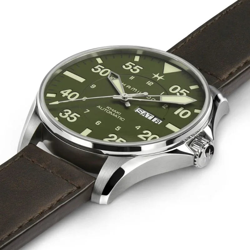 Hamilton Khaki Aviation Pilot Schott NYC - Limited Edition Automatic Men's Watch H64735561