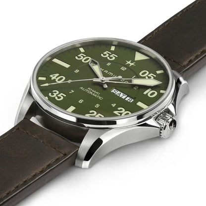 Hamilton Khaki Aviation Pilot Schott NYC - Limited Edition Automatic Men's Watch H64735561