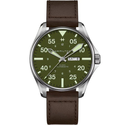 Hamilton Khaki Aviation Pilot Schott NYC - Limited Edition Automatic Men's Watch H64735561