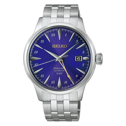 Seiko Presage Cocktail Time Edo Murasaki 145th Anniversary Limited Edition Automatic Men's Watch HCB006J1