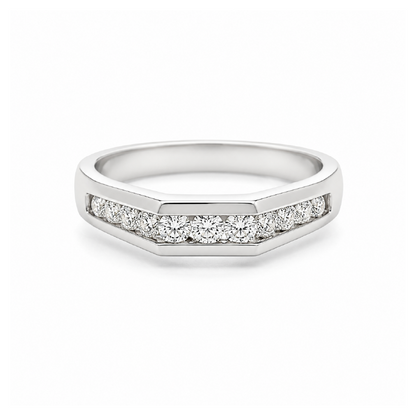 0.32CT Diamond 14K White Gold Destiny Band