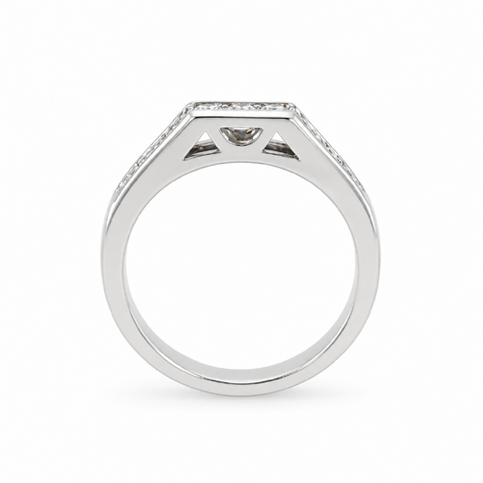 0.32CT Diamond 14K White Gold Destiny Band