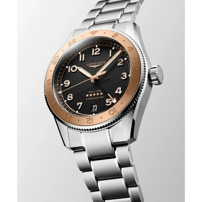Longines Spirit Zulu Time Automatic Men's Watch L38035536
