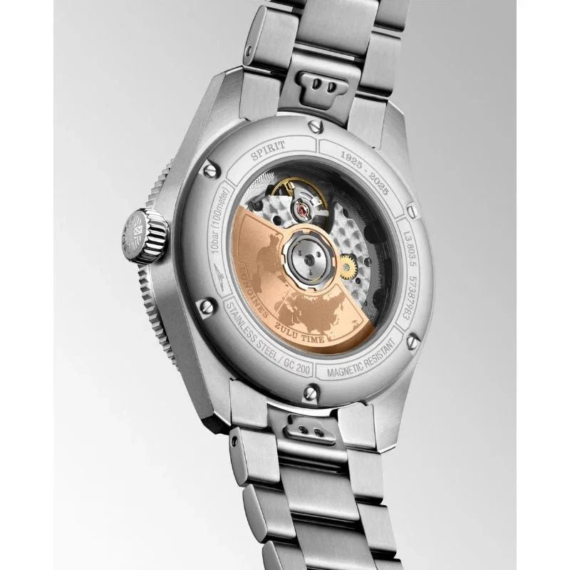 Longines Spirit Zulu Time Automatic Mens Watch L38035536