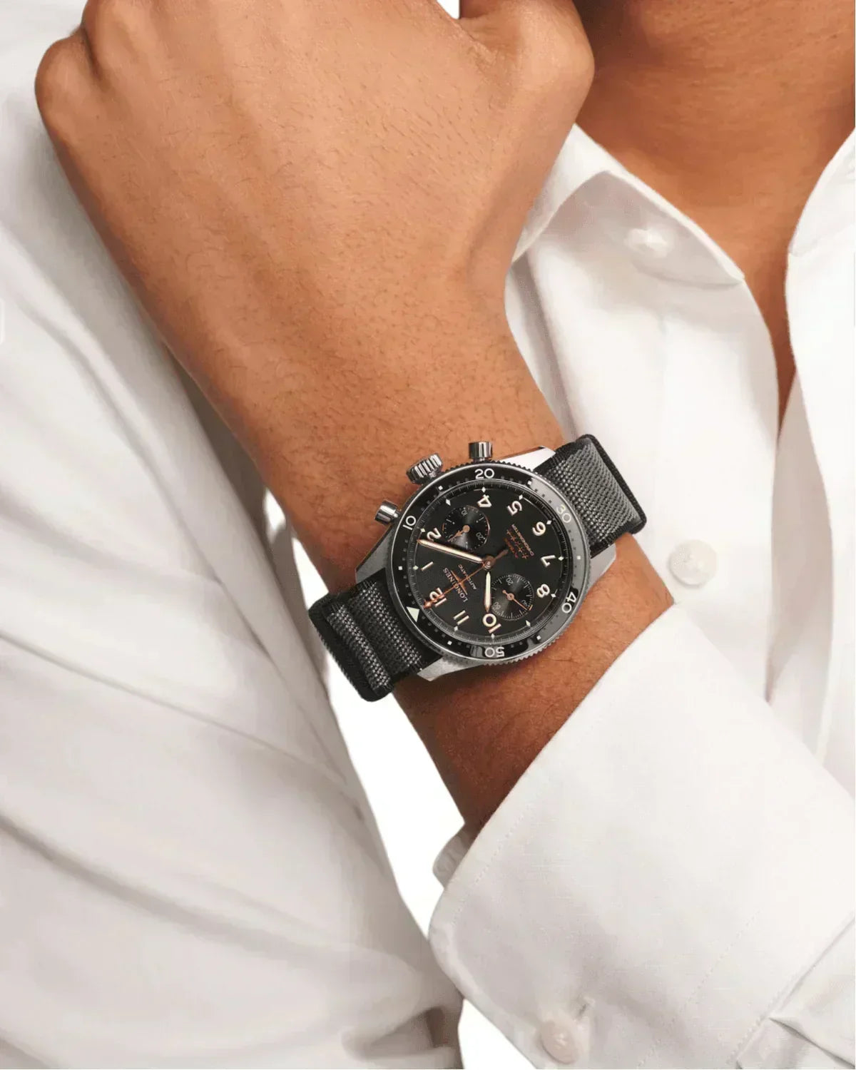 Longines Spirit Flyback Titanium Automatic Mens Watch L38211532