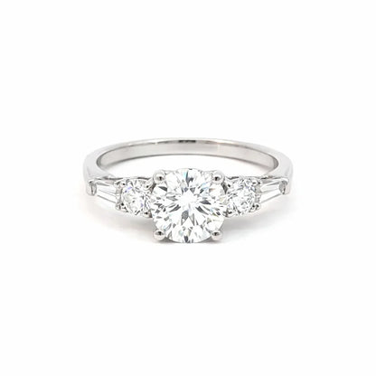 14K White Gold 1.50 CTW Lab Grown Diamond Engagement Ring