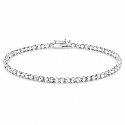 5.00TDW Lab Grown Diamond Tennis Bracelet in 14K White Gold