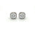 14K White Gold 1.10TDW Lab Grown Diamond Fancy Earrings