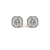 14K White Gold 1.10TDW Lab Grown Diamond Fancy Earrings