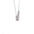 14K White Gold 2.0TDW Lab Grown Diamond Pendant