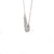 14K White Gold 2.0TDW Lab Grown Diamond Pendant