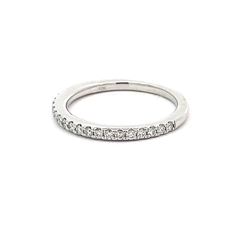 10K White Gold 0.25TDW Lab Grown Diamond Band