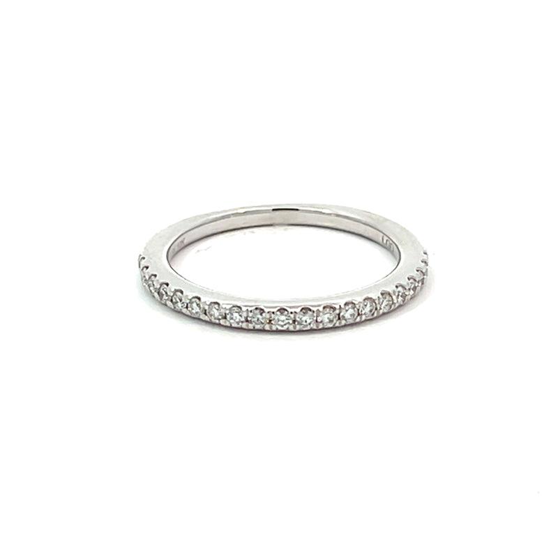 10K White Gold 0.25TDW Lab Grown Diamond Band
