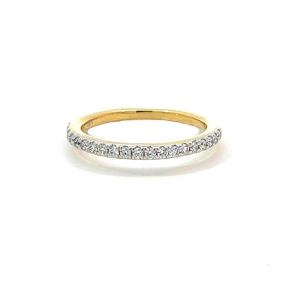 10K Yellow Gold 0.25TDW Lab Grown Diamond Band
