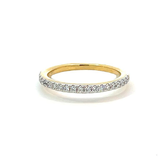 10K Yellow Gold 0.25TDW Lab Grown Diamond Band