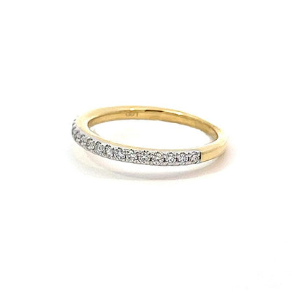 10K Yellow Gold 0.25TDW Lab Grown Diamond Band