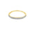 14K Yellow Gold 0.15TDW Lab Grown Half Eternity Diamond Band