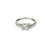 10K White Gold 1.00TDW Lab-Grown Diamond Engagement Ring Set