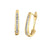 0.33 TDW Diamond 10K Yellow Gold Earrings