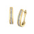 0.75 TDW Diamond 10K Yellow Gold Earrings